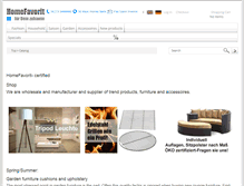 Tablet Screenshot of homefavorit.de